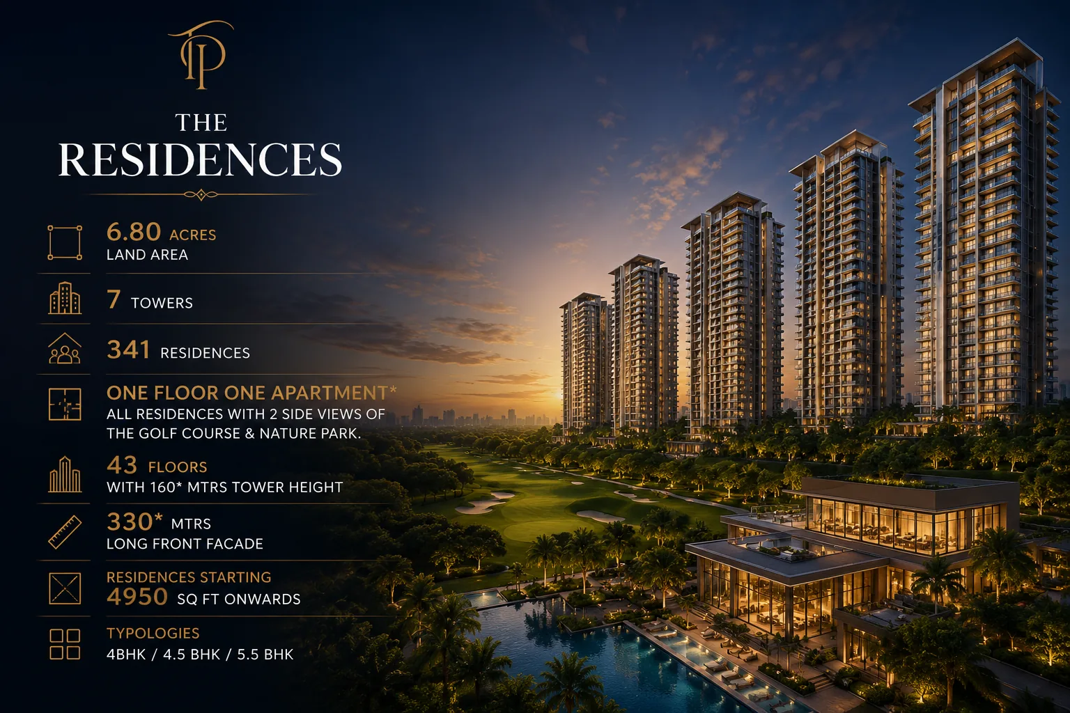 Luxury residences at CRC The Peridona Greater Noida