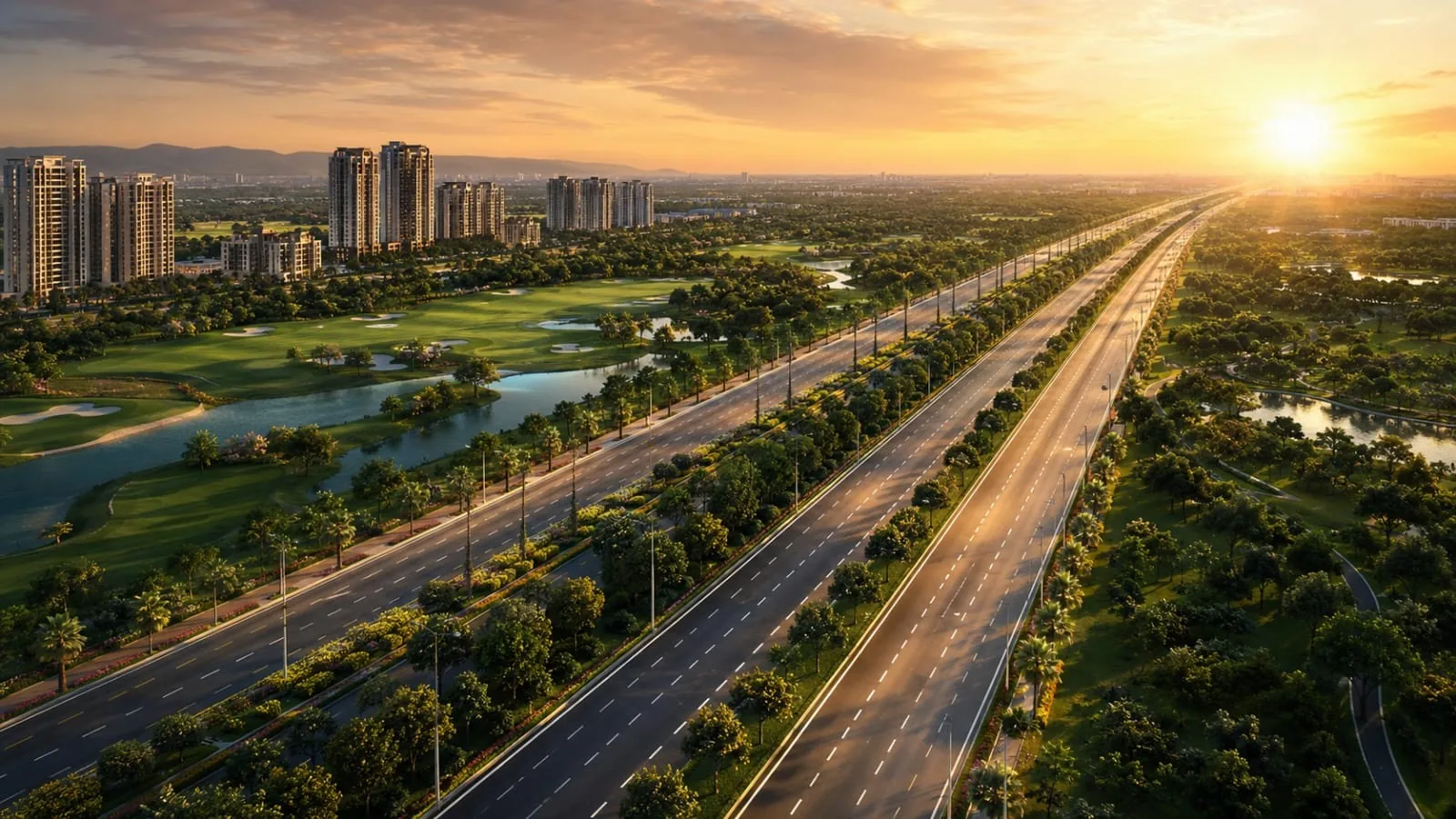 Noida-Greater Noida Expressway near CRC The Peridona